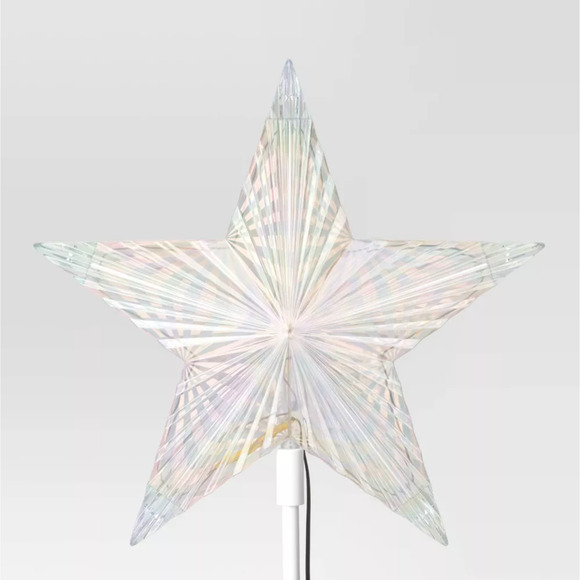 Light Up 5-Point Star Christmas Tree Topper Multicolor ChangingLit Holiday Decor - Picture 5 of 5